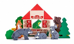 Конструктор - Теремок из серии Сказки (Томик, 4534-3 ТОМИКsim)